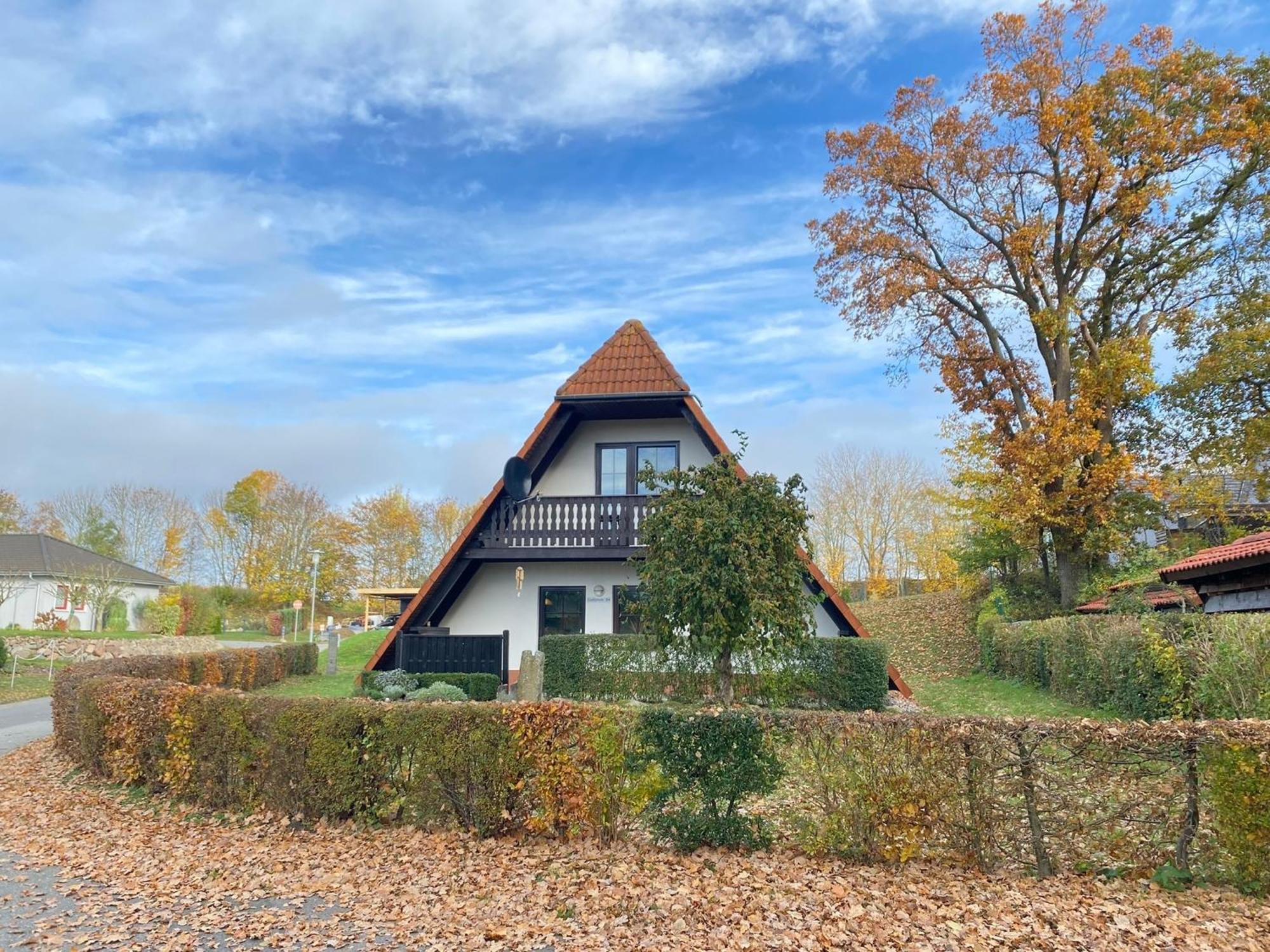 Finnhaeuser Am Vogelpark - Haus Andrea Marlow Bagian luar foto